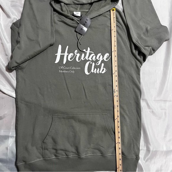 NWT Spark Heritage Club Men’s 3X Green Grayish color Off Court Collection Hoodie - Picture 7 of 7